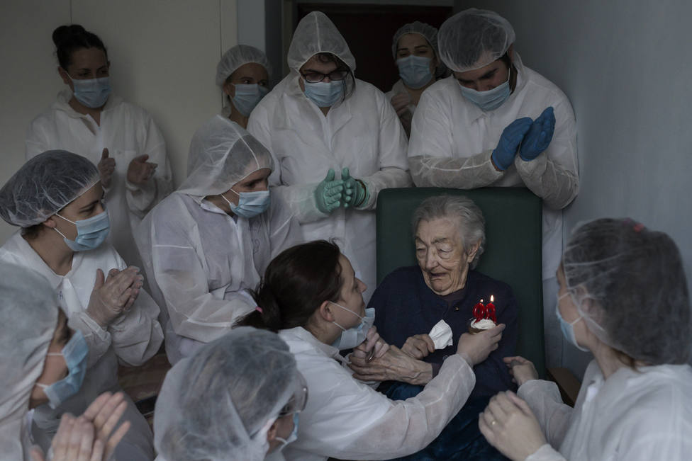 Una de las fotografías de la serie Tempos de pandemia - FOTO: Brais Lorenzo