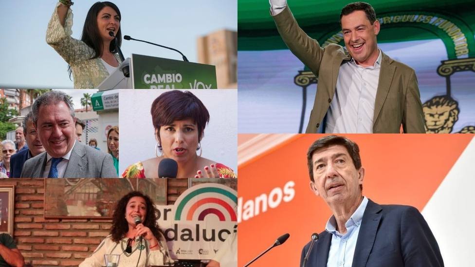 Los caladeros de voto más importantes para cada partido en Andalucía el próximo 19-J