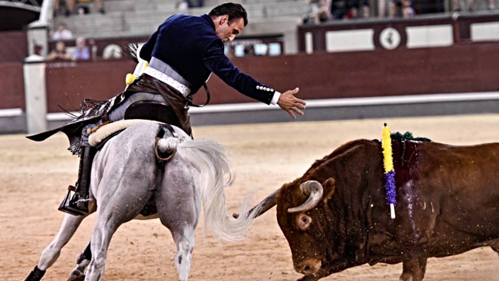 Iván Magro durante una actuación pasada en la plaza de toros de Las Ventas
