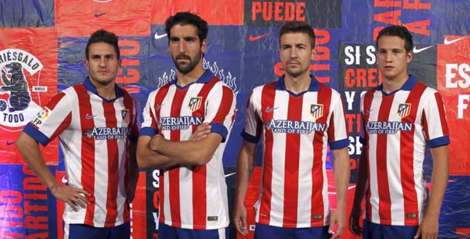 Así vestirá el Atlético la próxima temporada. (EFE)