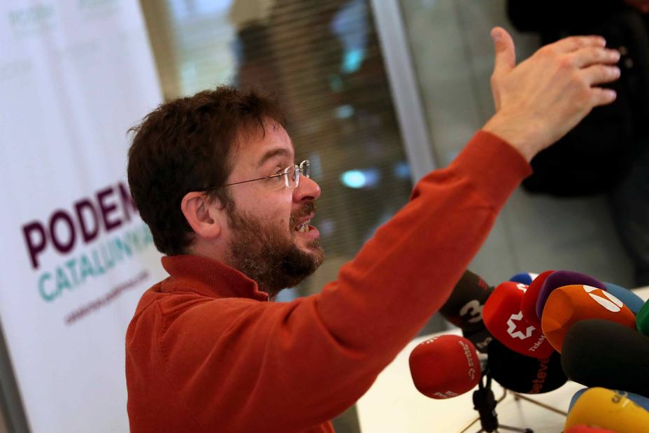 El secretario general de Podem Catalunya, Albano-Dante Fachin