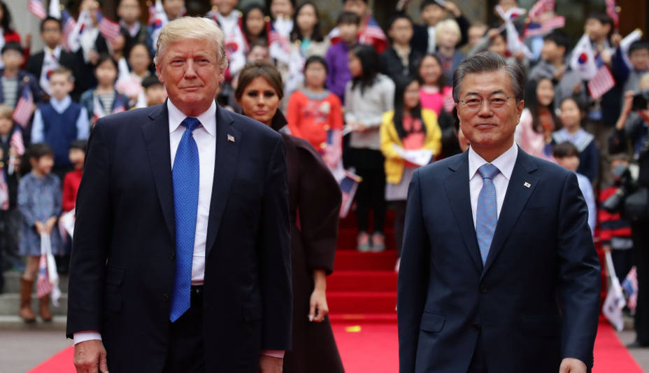 Trump y Moon destacaron que un futuro pacífico y próspero para Corea del Norte depende de su desnuclearización