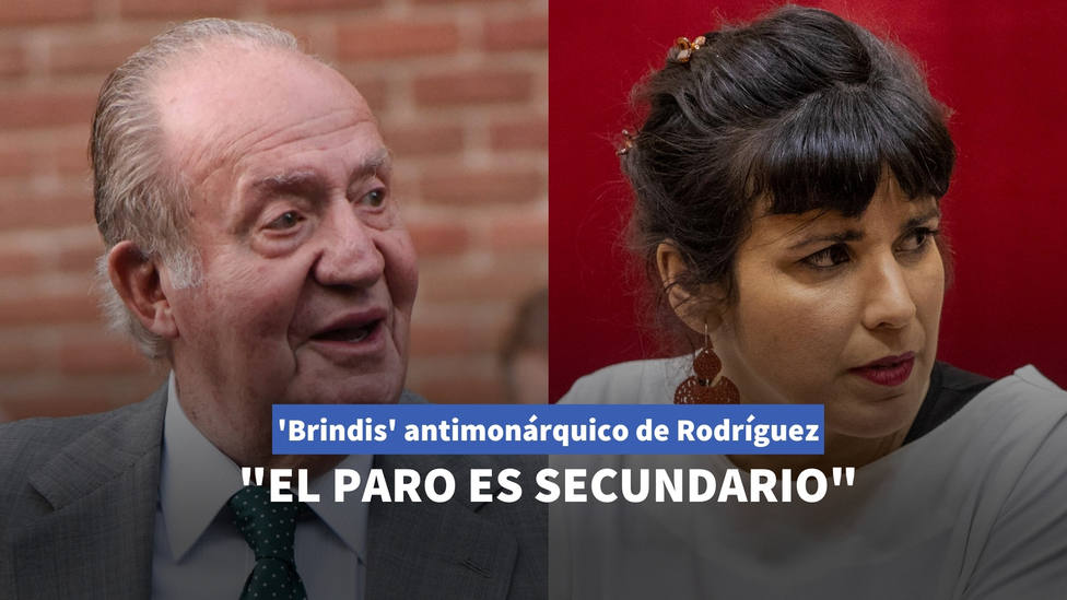 El brindis de Teresa Rodríguez contra la monarquía que no tarda en ser desmontado: El paro es secundario