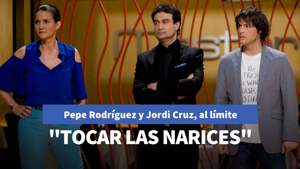 Pepe Rodríguez y Jordi Cruz, al límite con este concursante de Masterchef Junior: Tocar las narices
