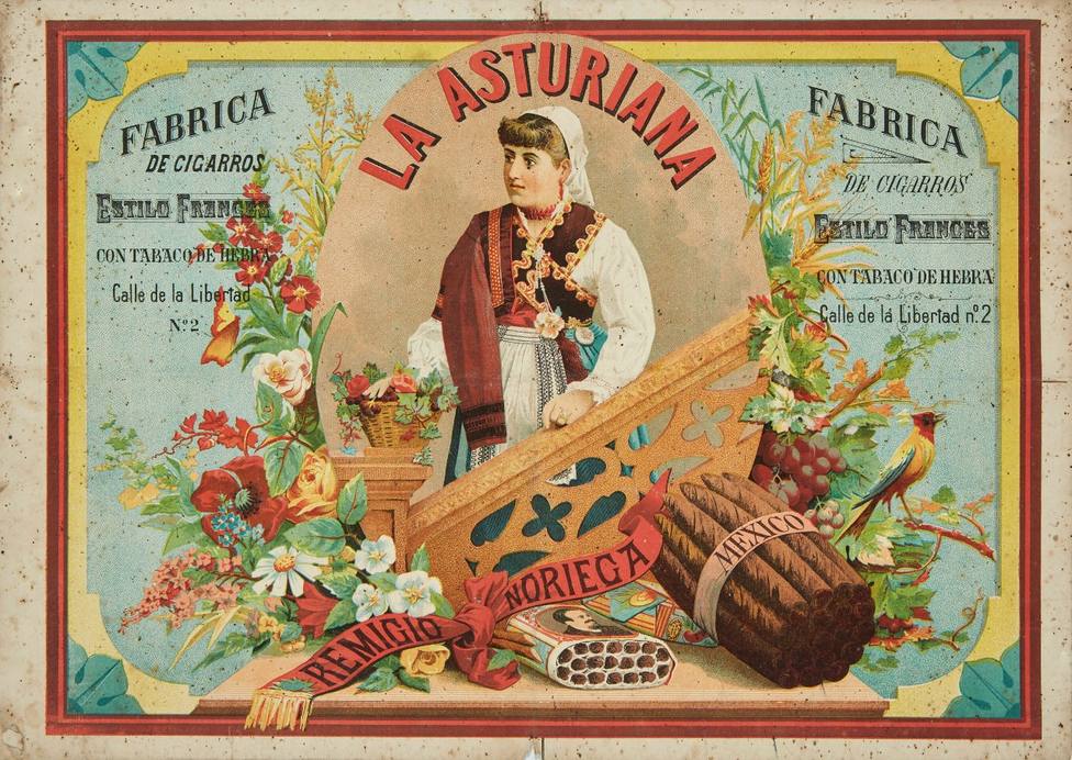 La empresa de tabacos La Asturiana fue fundada por Remigio Noriega en México y era muy famosa por su calidad
