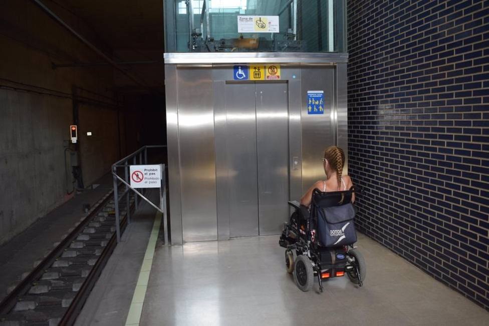 Incorporan mandos a distancia de ascensores para personas con discapacidad en seis estaciones mÃ¡s de Metrovalencia