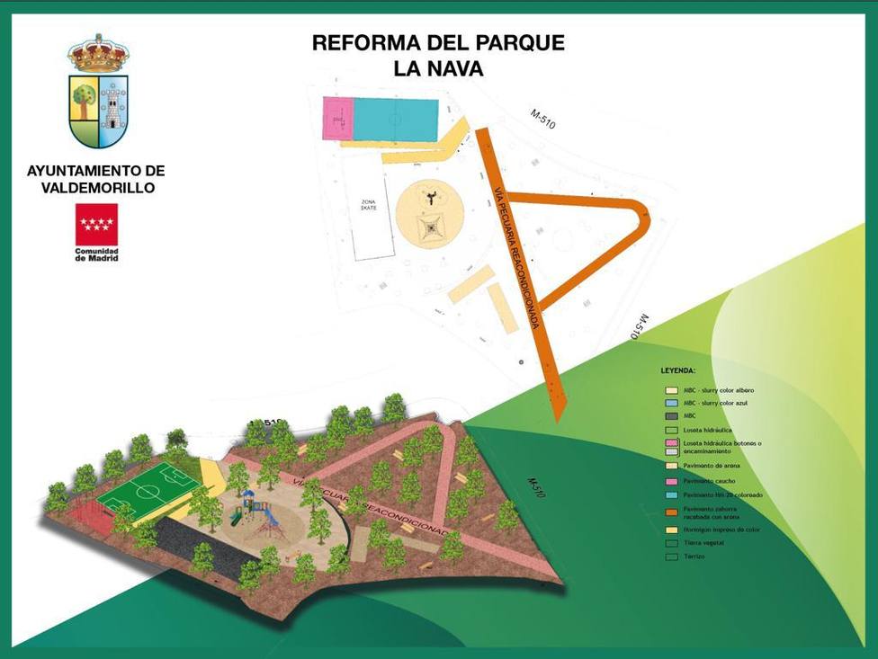 Valdemorillo remodelará cinco parques, La Nava es uno de ellos
