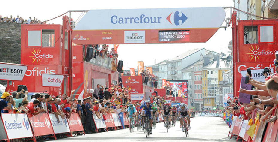 Meersman gana al esprint la 5ª etapa (www.lavuelta.es)