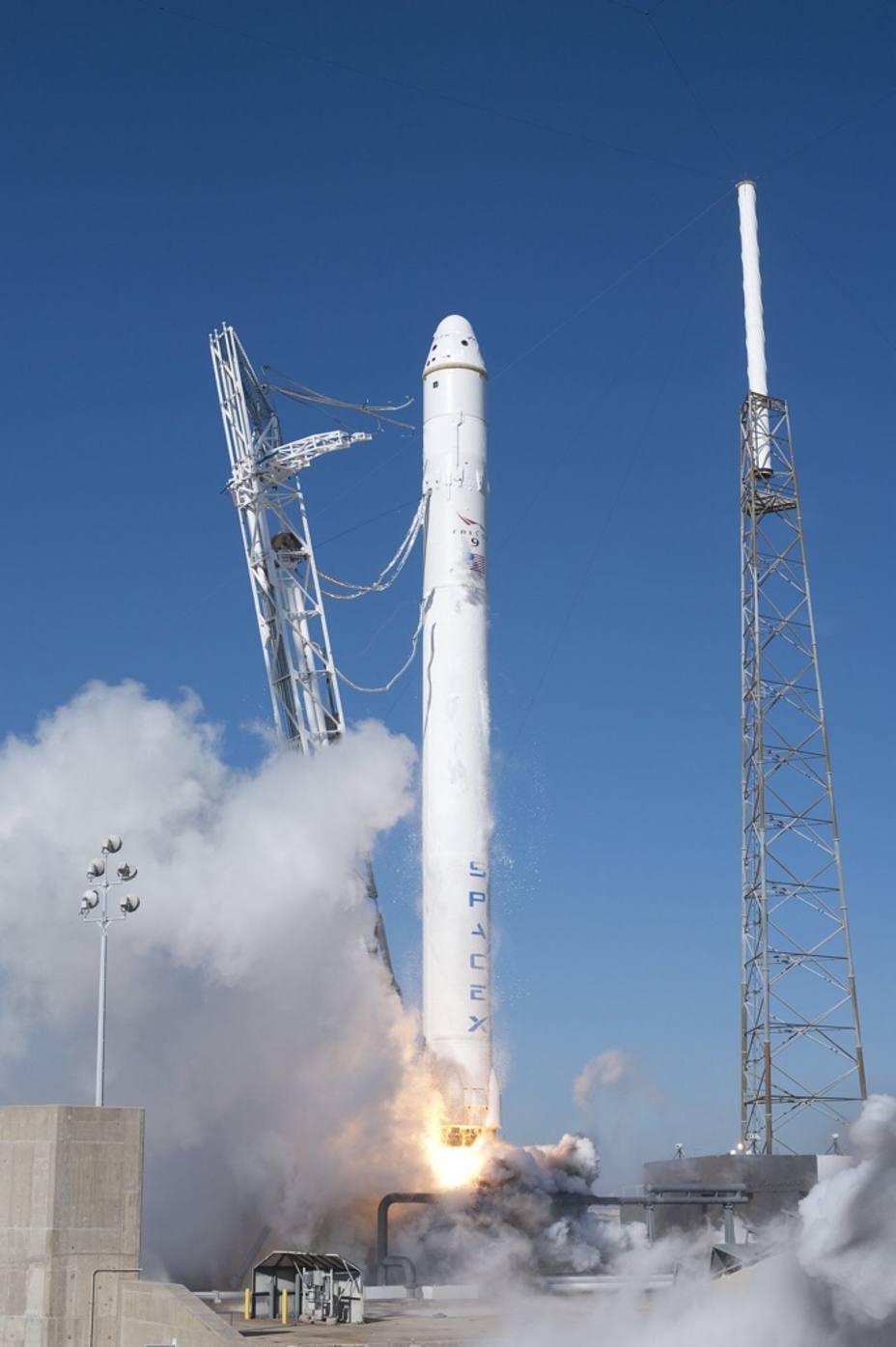 Uno de los lanzamientos de SpaceX