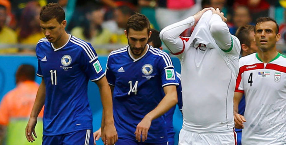Bosnia e Irán, eliminadas en la tercera jornada. REUTERS