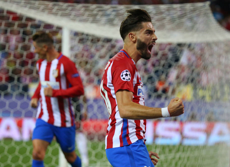 Carrasco celebrando el gol (FOTO - Reuters)