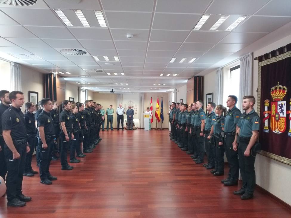 Policías y Guardias Civiles de prácticas en Burgos