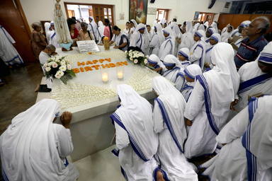 Mother Teresas 109th birth anniversary in India