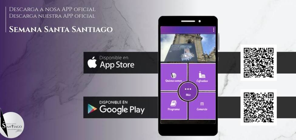 Imagen de la app de la Semana Santa de Santiago