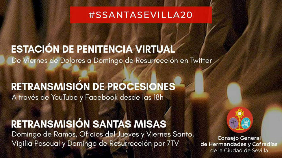 Esta es la Semana Santa “virtual” que ofrecerá el Consejo de Hermandades de Sevilla