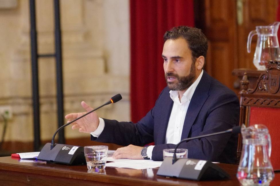 El portavoz municipal del PSOE en el Ayuntamiento de Málaga, Daniel Pérez.