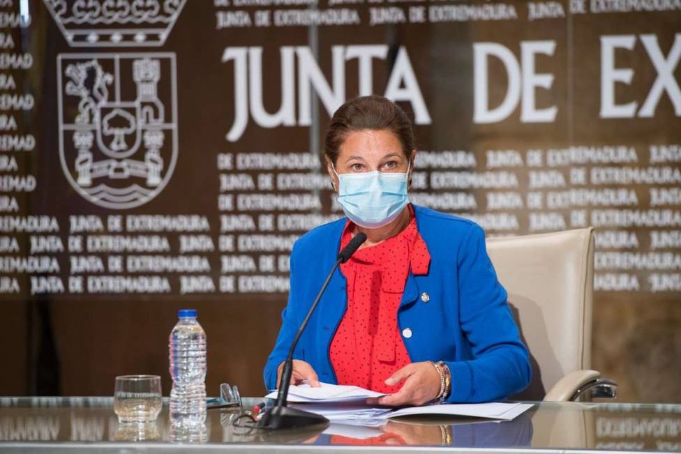 Pilar Blanco Morales en rueda de prensa (archivo)