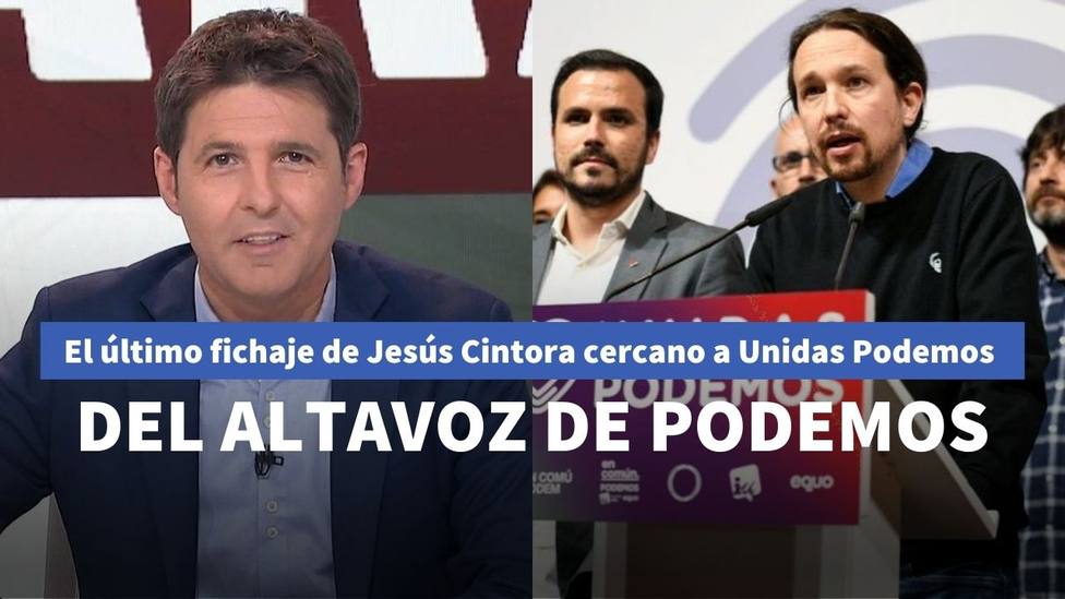 Jesús Cintora da la sorpresa en TVE con su último fichaje cercano a Pablo Iglesias: altavoz de Podemos