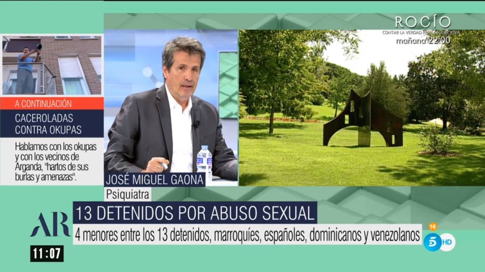 El doctor Gaona avisa a Ana Rosa por los 13 detenidos por abuso sexual: Si quieren integrarse...