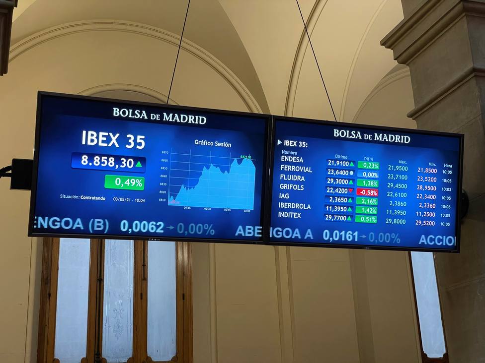 La Bolsa española inicia la semana con una leve subida del 0,07 %