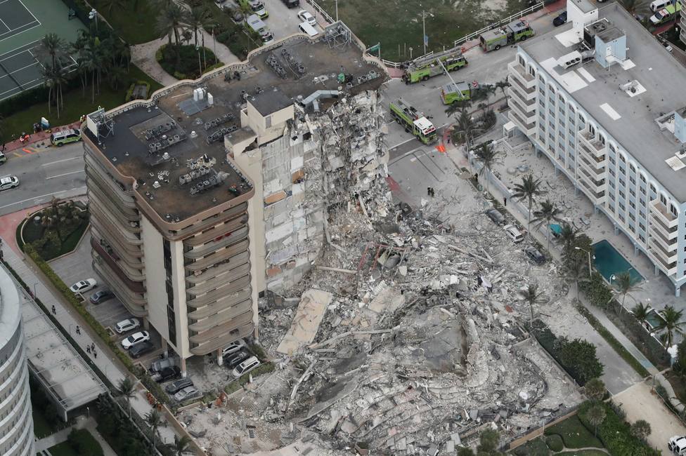 Las víctimas tras el derrumbe del edificio en Miami asciende a 94 los muertos