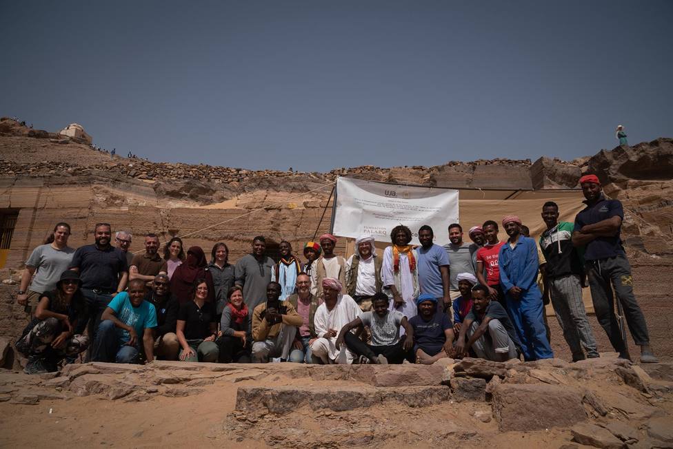 La UJA concluye la XIV campaña de excavación en la necrópolis egipcia de Qubbet el-Hawa