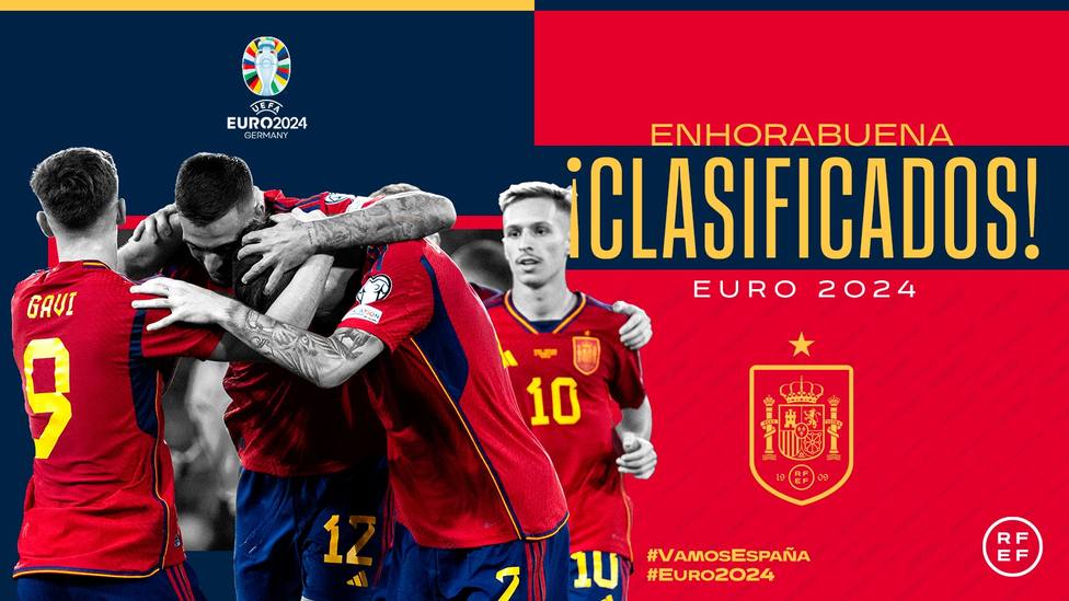 España, clasificada para la Eurocopa de 2024