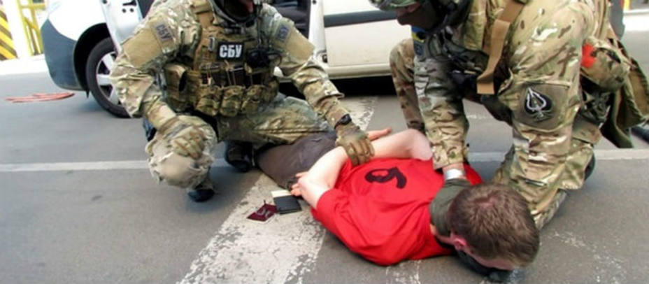 Momento de la detención por el Servicio de Seguridad de Ucrania. Reuters