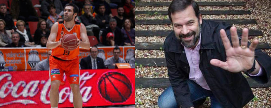 Fernando San Emeterio y Alfonso Reyes, protagonistas de Showtime (FOTOS: Valencia Basket - ABC)