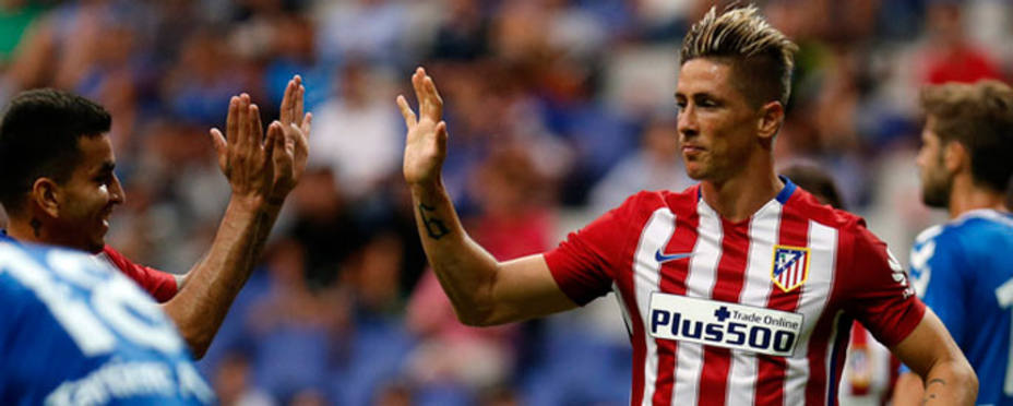 Fernando Torres, autor de uno de los goles del Atlético de Madrid. clubatleticodemadrid.com