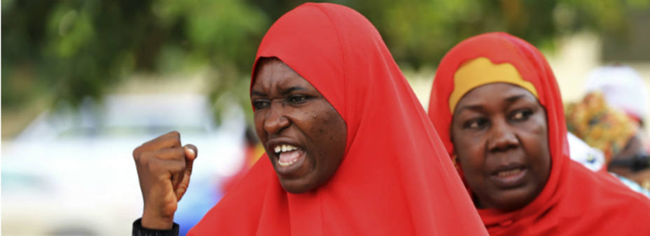 Miembro de #BringBackOurGirls. REUTERS