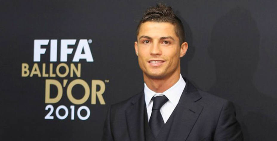 Cristiano Ronaldo, en la gala de 2010