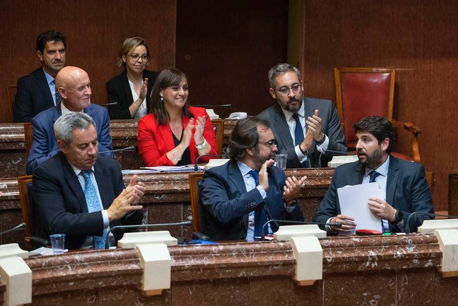 López Miras cierra el debate sobre el estado de la Región con un llamamiento a la responsabilidad a la oposición