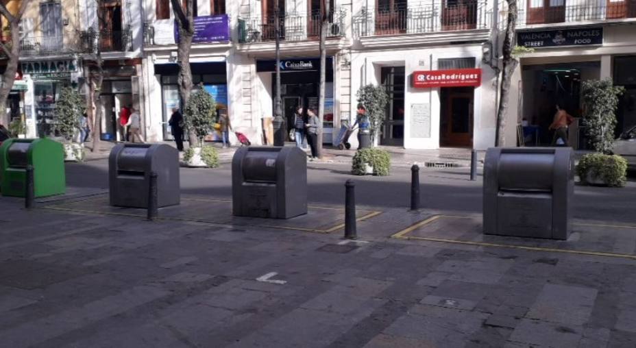 Nuevos contenedores soterrados en cinco barrios de València