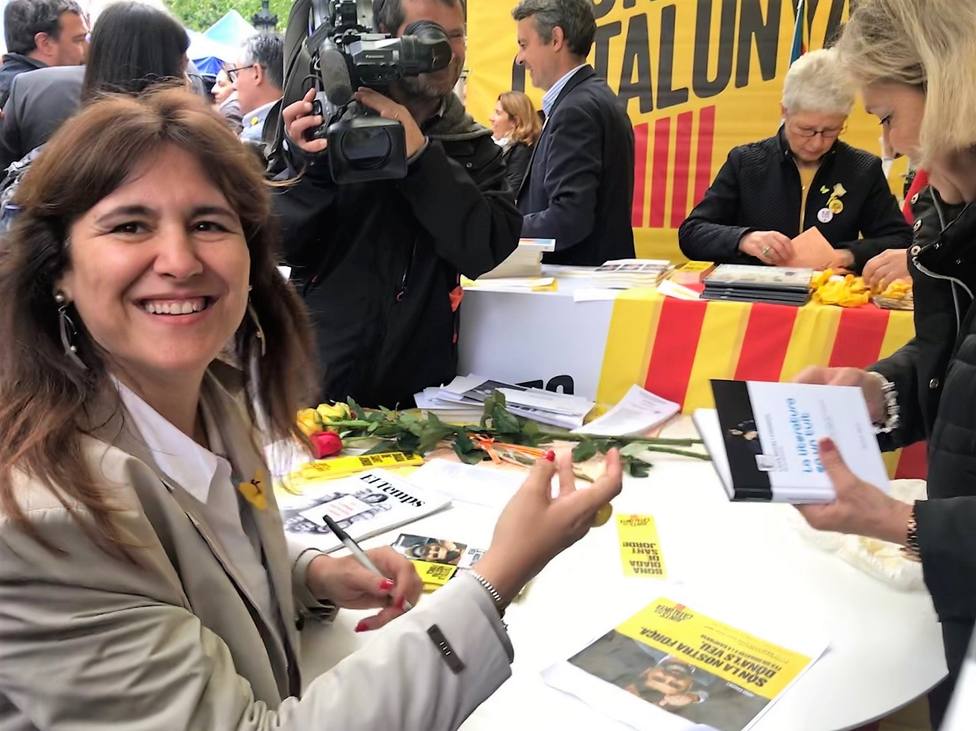 Borràs (JxCat) critica insultos a Cataluña en el debate y que les excluyeron