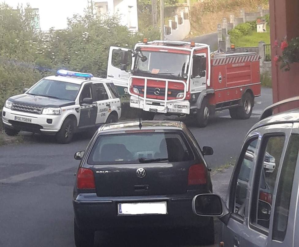Incidente registrado en el municipio de Cabanas - FOTO: Tráfico Ferrolterra