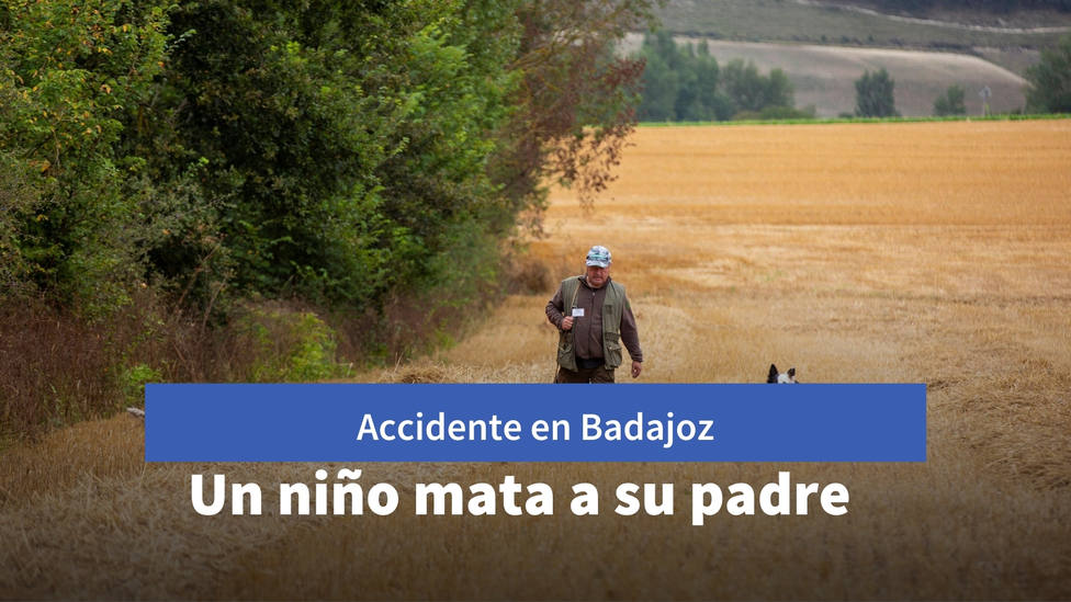 Un niño mata por accidente a su padre de un disparo en Badajoz