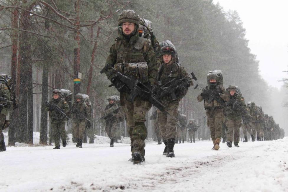 Militares españoles en Letonia