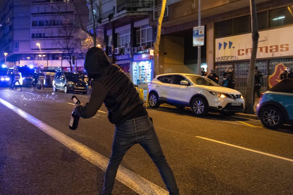 Primera noche sin disturbios en Barcelona tras ocho días de incidentes