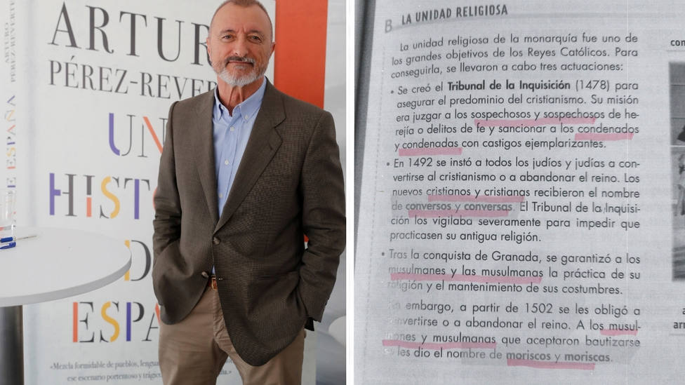 La reacción de Pérez-Reverte al ver un libro de historia con lenguaje inclusivo: Fabricar idiotas