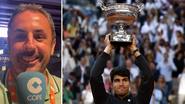 Ángel García sueña en grande tras el épico triunfo de Carlos Alcaraz en Roland Garros
