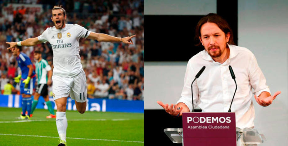 Mariano Rajoy comparó a Bale con Pablo Iglesias.