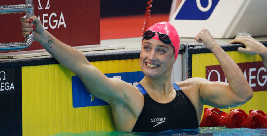 Mireia Belmonte buscará este miércoles sus primeras medallas en los mundiales de Doha. Reuters.