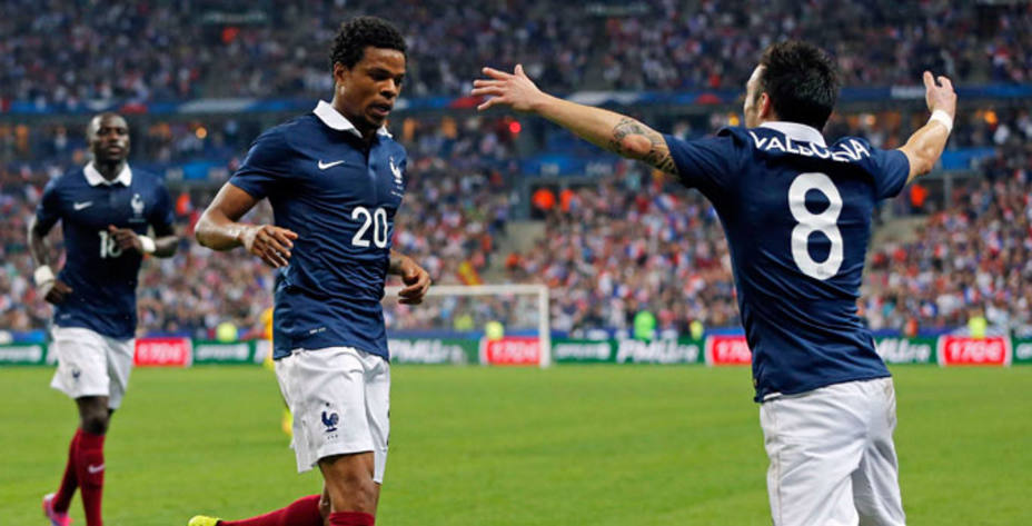 Remy celebra el gol de Francia (Reuters)