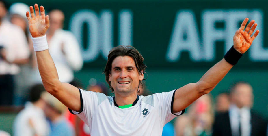 David Ferrer celebra su pase a la final de Roland Garros (Reuters)
