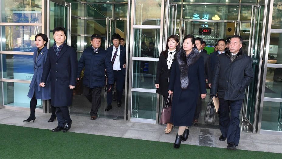 La delegación norcoreana tratará de atar los últimos cabos del evento entre las dos Coreas