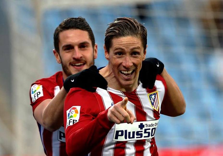 Koke y Fernando Torres