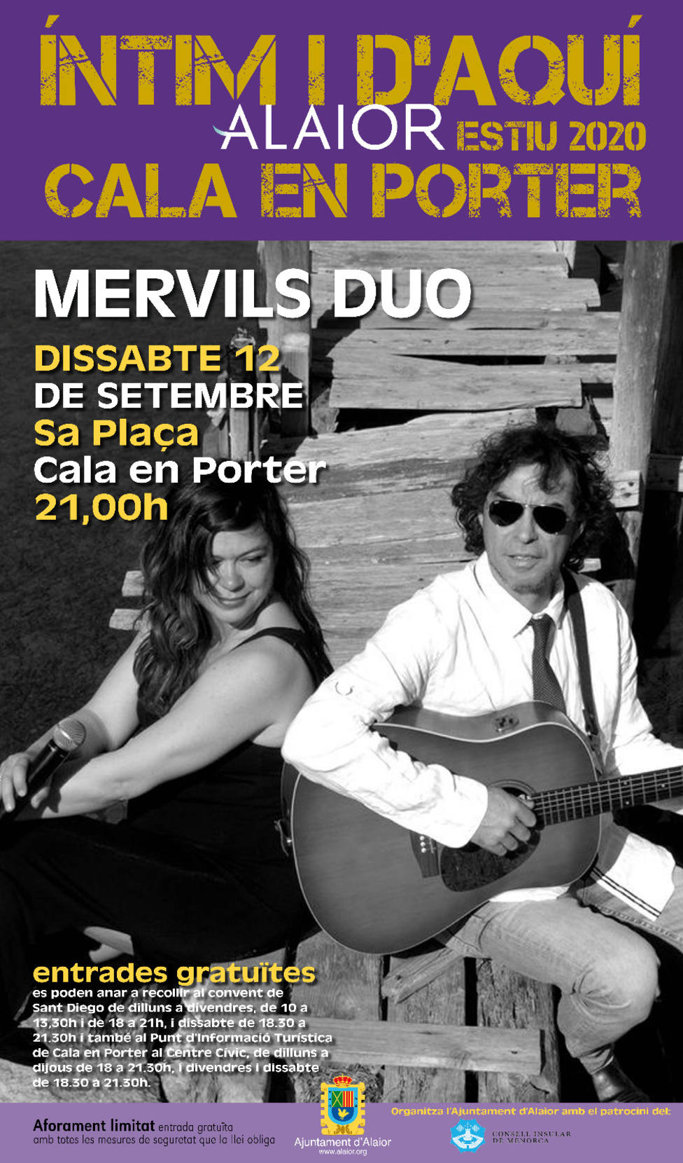 Mervil Duo actuará en Cala en Porter