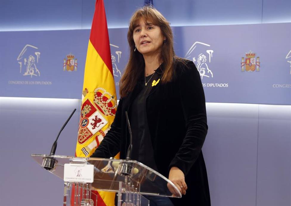 La portavoz de JxCat en el Congreso de los Diputados, Laura Borrás