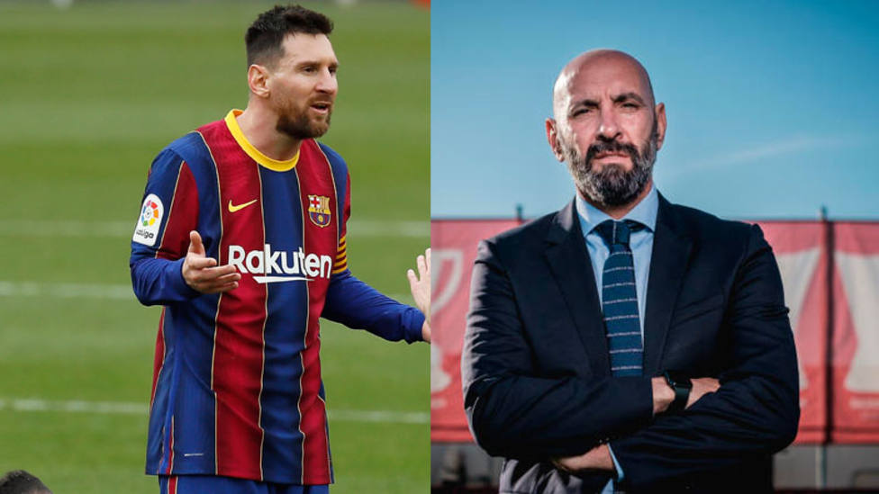 Leo Messi y Monchi, protagonistas tras el Barcelona - Sevilla de Copa del Rey